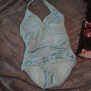 Turquoise girls swimming suit
